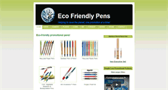 Desktop Screenshot of ecofriendlypens.com